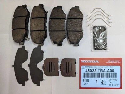 Pastillas de freno delanteras originales Honda Civic 2016-2021 45022-TBA-A00 Foto 1 de 3