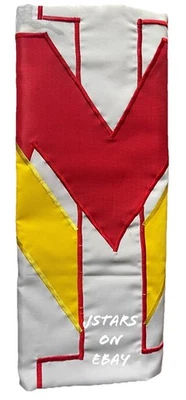 BANDERA DE CASA VERTICAL INSTITUTO MILITAR VMI VIRGINIA, CON LICENCIA, 28 x 42 Foto 1 de 2