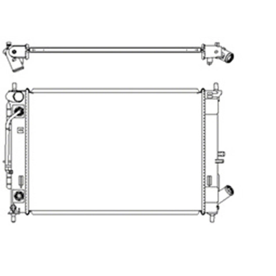 Nuevo radiador de repuesto de repuesto para Hyundai Elantra 2014-2016 sedán 13412 Foto 1 de 1