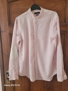 Men's Shirt 100% Cotton Long Sleeve Button Up Plain Business Smart Casual Tops - Picture 1 of 7
