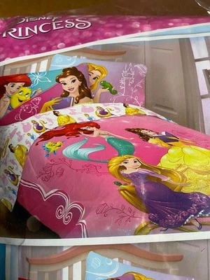 Edredón Completo Disney Princesa DOBLE Ariel Bella Durmiente Rapunzel Foto 1 de 3