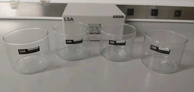 Vasos bajos de vidrio con dosel LSA Eden Project Foto 1 de 4