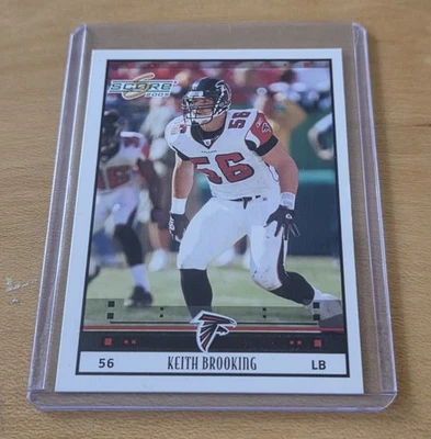 2005 Score Glossy Keith Brooking Atlanta Falcons #11 - Image 1 of 2