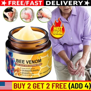 Crema calmante para aliviar el dolor articular veneno de abeja 60G nueva - Imagen 1 de 12