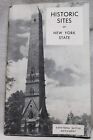HISTORIC SITES OF NEW YORK STATE TOURISM TRAVEL SOUVENIR BROCHURE GUIDE 1952