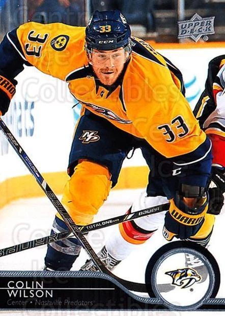 2014-15 Upper Deck #359 Colin Wilson - Image 1 of 1