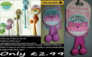 John Hinde Happy Smiles Children's Personalised Name Boy/Girl Toothbrush Holder