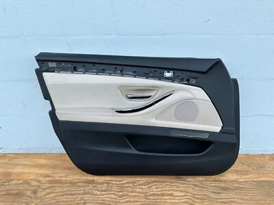 BMW 528i 535i 550i 2011-2016 interior delantero izquierdo panel de puerta cubierta OEM Foto 1 de 4