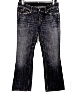 Citizens Of Humanity Jeans Women's 28 Black Kelly #001 Low Waist Bootcut Stretch - Picture 1 of 9