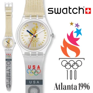 COMO NUEVOS Swatch '96 Atlanta Olympic Special VARIOS EQUIPOS Relojes de Coleccionista GZ150 - Imagen 1 de 32