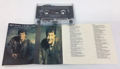 MICHAEL CRAWFORD Cassette Tape  A TOUCH OF MUSIC IN THE NIGHT 1993 Phantom - Image 1 of 4