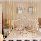 1M Crystal Glass Beads Divider Curtain Living Room Bedroom Party Home DIY Decor 