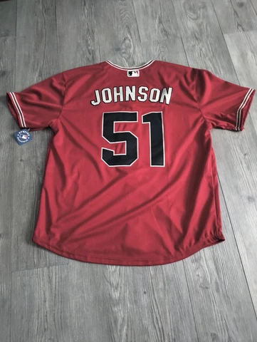 New!! Medium Randy Johnson Arizona Diamondbacks baseball jersey Cover