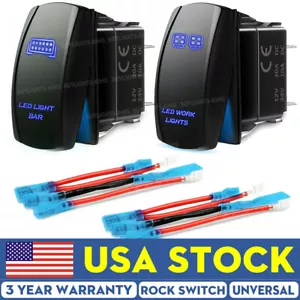 LED Light Bar & LED Work Lights Rocker Toggle Switch UTV POLARIS RZR XP 900 1000 - Picture 1 of 11