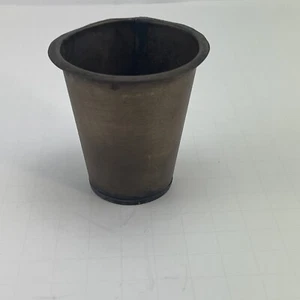Vintage Small Copper Cup Hand Made In Mexico - Picture 1 of 16
