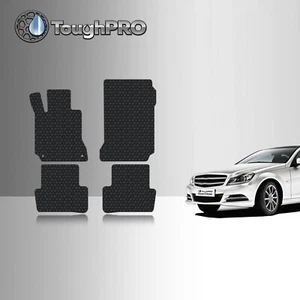 Tapetes ToughPRO negros para Mercedes-Benz Clase C sedán todo clima 2008-2014 - Imagen 1 de 7