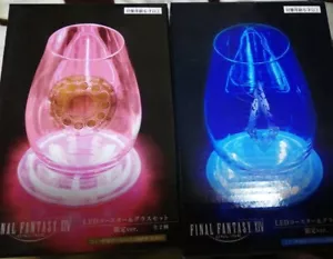 Final Fantasy XIV LED coaster & Glass set Limited ver. All 2 type FF 14 TAITO - Picture 1 of 1