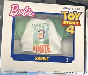 Disney Pixar Toy Story 4 Barbie Shirt Rangers Unite Fashion Pack FXJ85/GGB55 - Picture 1 of 2