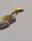 Crippled Olive Damsel Foam Fly- Pack Of 3 - Size 12