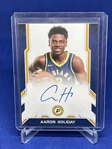 AARON HOLIDAY 2018-19 PANINI AUTOGRAPH NEXT DAY SSP AUTO ROOKIE RC #19 - Picture 1 of 1