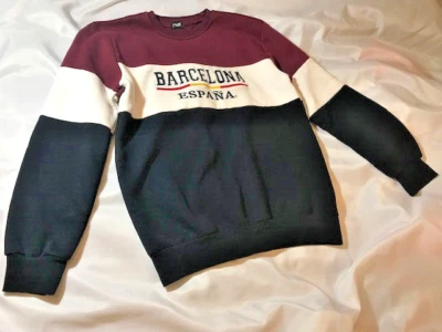Sudadera Nos Barcelona España Internacional Multicolor Unisex, Talla XL, GUC Foto 1 de 4