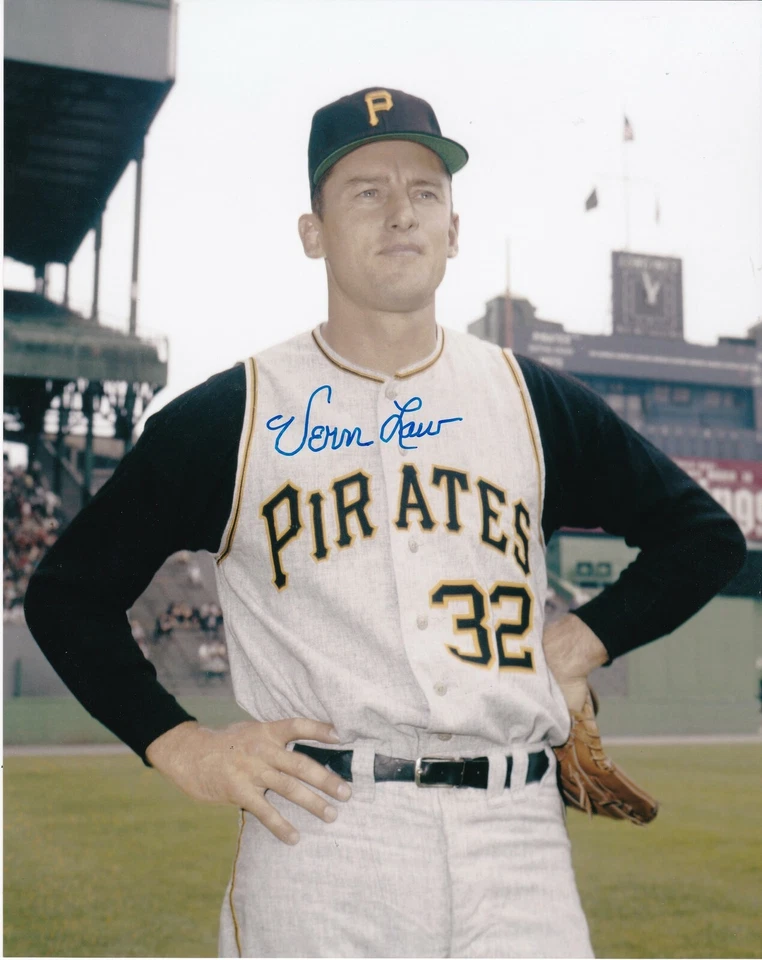 VERN LAW PITTSBURGH PIRATAS ACCIÓN FIRMADO 8x10 Foto 1 de 1