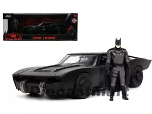 Jada 1:24 Hollywood Rides The Batman Batmobil mit Batman Figur 32731 Druckgussauto - Bild 1 von 6