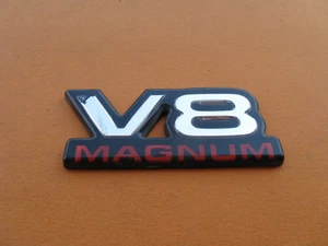 94 95 96 97 98 99 00 01 DODGE RAM V8 MAGNUM SIDE EMBLEM LOGO BADGE SIGN A33767 - Picture 1 of 3