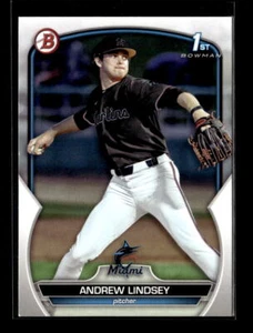 2023 Bowman Draft Paper Andrew Lindsey Miami Marlins 1st #BD-18 5 Card Lot - Bild 1 von 2