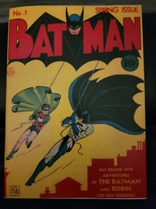 BATMAN #1 Spring Issue ORIG-ART Facsimile Cover Reprint Interiors - Picture 1 of 3