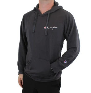 Champion Men's Lightweight Hoodie Stretch Pullover Logo Shirt Athletic Gym Wear - Picture 1 of 8