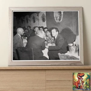 Orson Welles y Eartha Kitt en París: foto profesional 10"x8" - Imagen 1 de 2