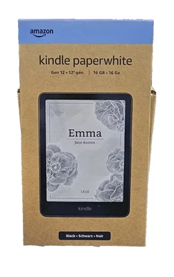 Amazon Kindle Paperwhite 7' 16GB 12th Gen Newest Version Without Ads Black Seald - Image 1 of 4