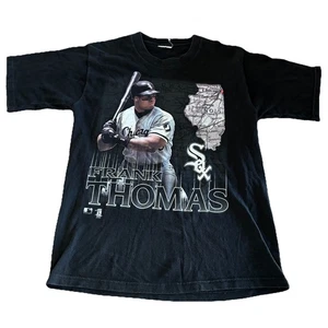 Vintage 90s Frank Thomas Player Shirt Chicago White Sox 1997 Men’s Small - Picture 1 of 6