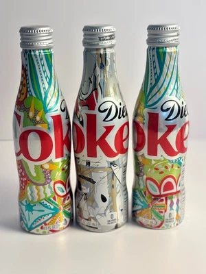 НАБОР ИЗ 3 диетических бутылок кока-колы 2016 IT'S MINE алюминиевая бутылка 8,5 унции - нераспечатанная - без вмятин - Изображение 1 из 4