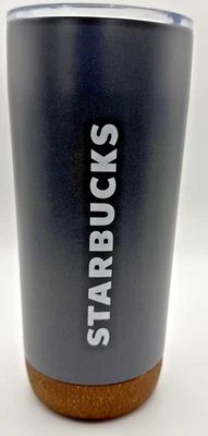 Starbucks Austin Vaso Acero Inoxidable Fondo Corcho Grafito Gris Nuevo Café Foto 1 de 4