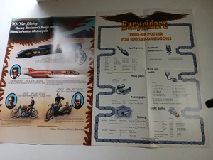 2 carteles extraíbles Easyriders. Póster Harley Davidson afinación y Harley de 90 años - Imagen 1 de 5