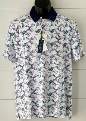 Original Penguin Golf Polo Cocktail Pattern Mens Small New with tags - Image 1 of 2
