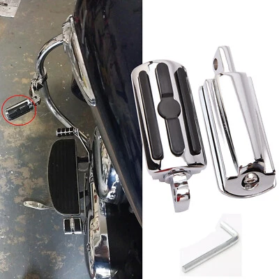 Par de estriberas de carretera pedales reposapiés para Honda Goldwing 1000 1100 1200 1500 1800 Foto 1 de 4