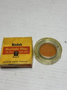 Kodak Series 6 Daylight Filter Type F with Box Drop In Vintage Lens - Picture 1 of 4