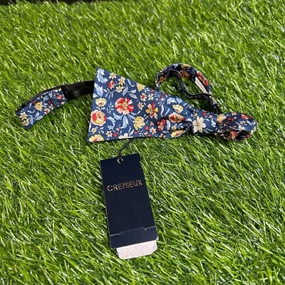 Cremieux цветочный галстук-бабочка самостоятельный галстук регулируемый галстук свадьбы вечеринки мужской новый с Ярлыками - Изображение 1 из 4