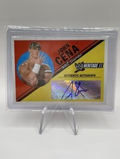 2006 WWE TOPPS HERITAGE II AUTOGRAPH JOHN CENA SSP AUTO