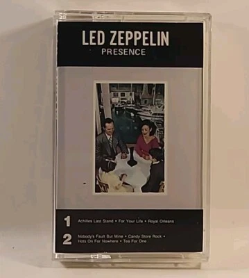 Led Zeppelin Presence Cassette Tape 1976 Swan Song CS 8416 USA NM r1s4 512 - Image 1 of 4