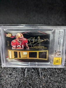 2009 Upper Deck Black Quad Jersey Autograph Patch #1PQFG frank gore /25 - Picture 1 of 2