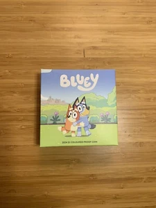 $1 Bluey AlBr Coloured Proof Coin COA #699 - Picture 1 of 3