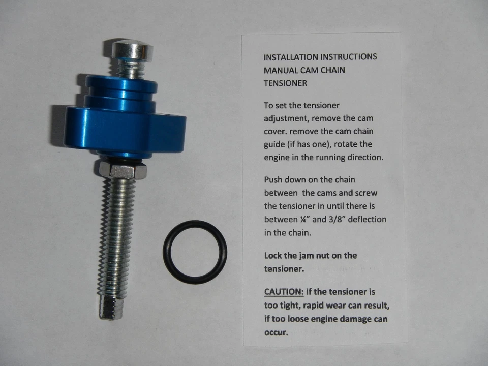 BLUE Manual Cam chain tensioner 04-2018 Kawasaki Ninja 1000 ZX10R ZX10 ZX-10R - Image 1 of 1