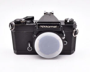Nikon Black Nikkormat FT2 35mm SLR Film Camera Body F Mount Cap READ (#12606) - Picture 1 of 9