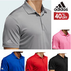 ADIDAS GOLF POLO SHIRT MENS GOLF POLO SHIRT GOLF T-SHIRT NEW MENS SLEEVE LOGO