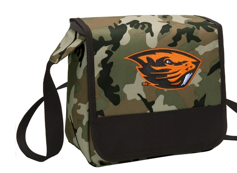 Oregon State Lunch Bag Cooler CAMO OSU Lunchbox Bags COOL MESSENGER BAG STYLE! Cover