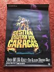 Bestien lauern vor Caracas Kinoplakat Poster A1, EA 1968, Hildegard Knef, Porter